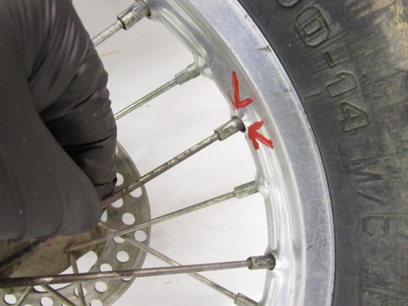 04 Kawasaki KX 85 Rear Wheel Rim 14x1.6